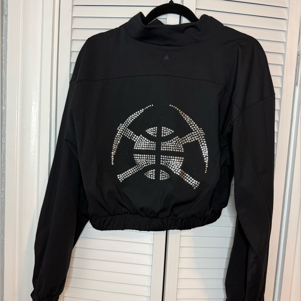 Denver Nuggets Vitality Cropped Quarter Zip Top